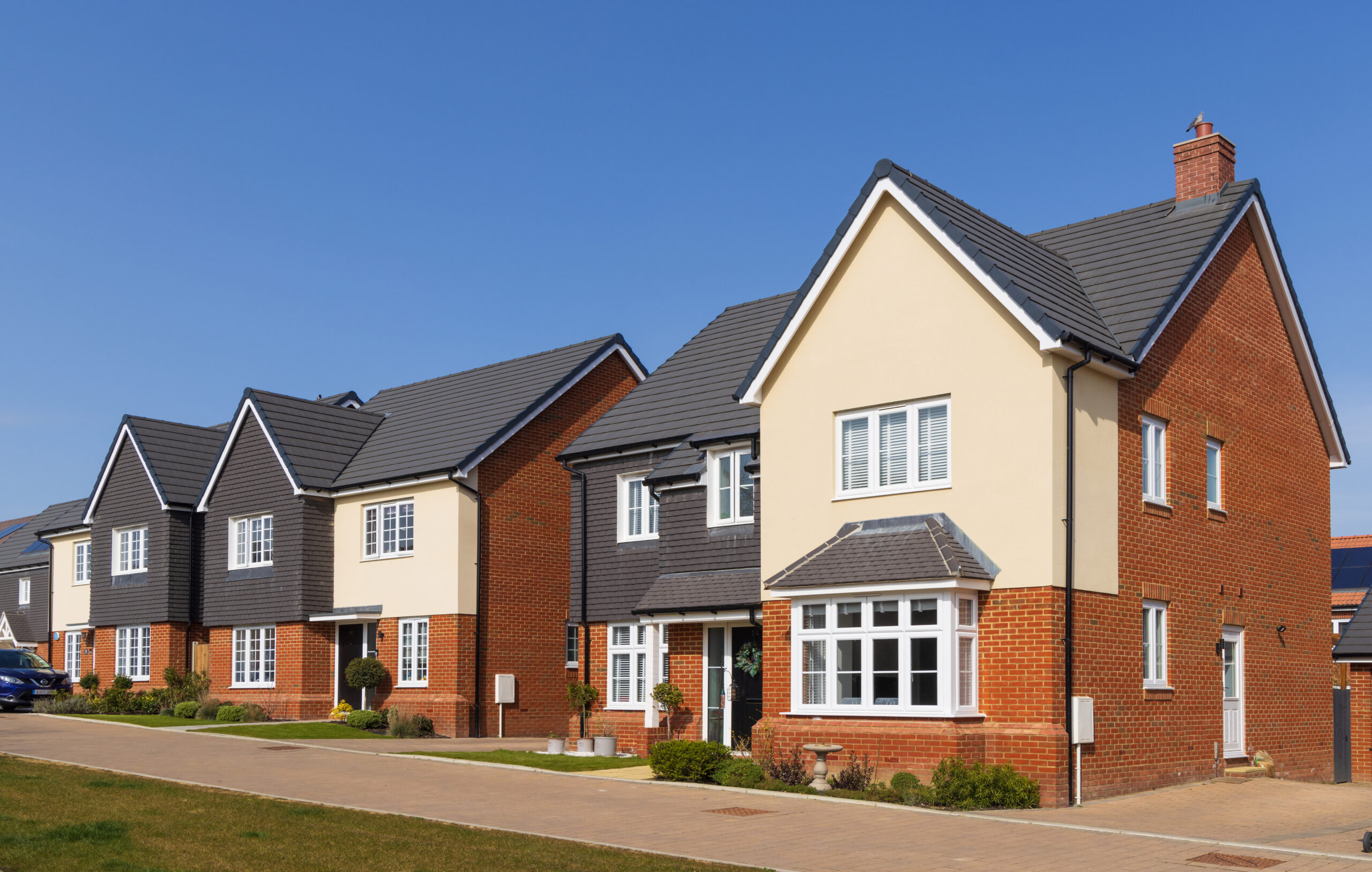 Detached new build homes